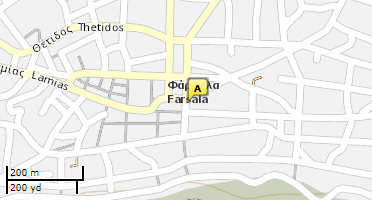 Χάρτης και σημείο της επιχείρησης