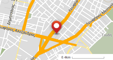 Location of business on map