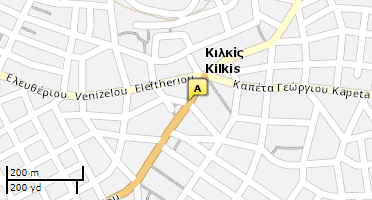 Location of business on map
