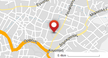 Location of business on map