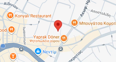 Location of business on map