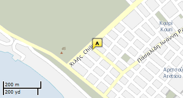 Location of business on map