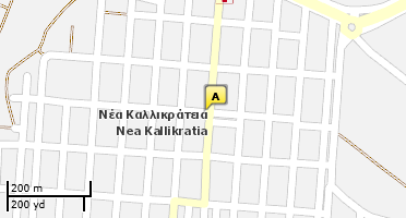 Location of business on map