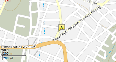 Location of business on map