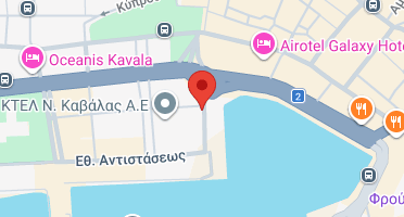 Location of business on map