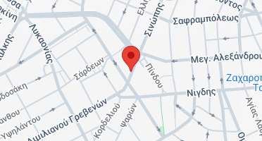 Location of business on map