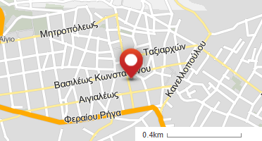 Location of business on map