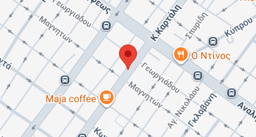 Location of business on map
