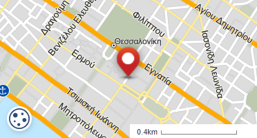 Location of business on map