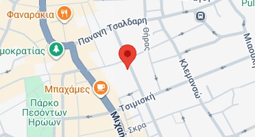 Location of business on map