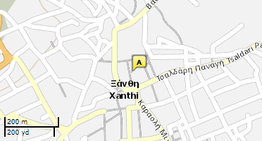Location of business on map
