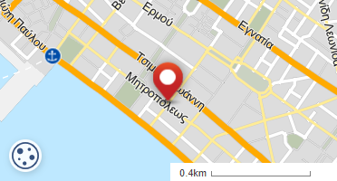 Location of business on map