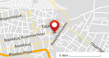 Location of business on map