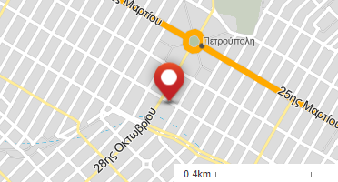 Location of business on map