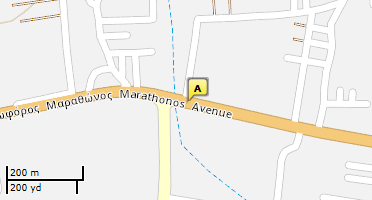 Location of business on map