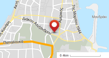 Location of business on map