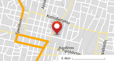 Location of business on map