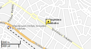 Location of business on map
