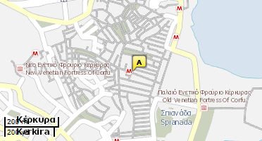 Location of business on map
