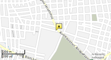 Location of business on map
