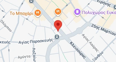 Location of business on map