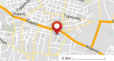 Location of business on map
