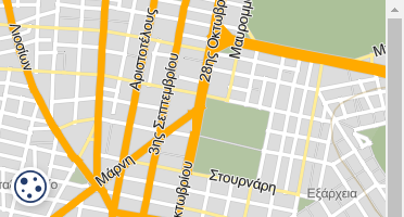 Location of business on map