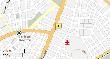 Location of business on map