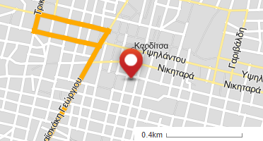 Χάρτης και σημείο της επιχείρησης