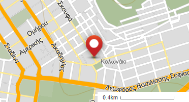 Location of business on map