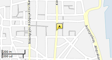 Location of business on map