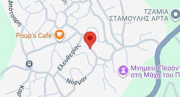 Location of business on map
