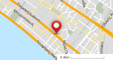 Location of business on map