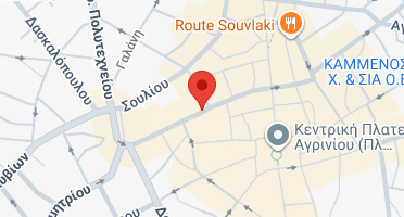 Location of business on map