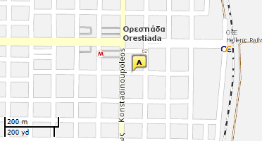 Location of business on map