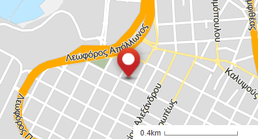 Location of business on map
