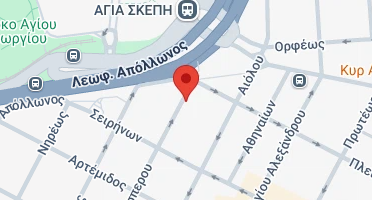 Location of business on map
