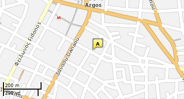 Location of business on map