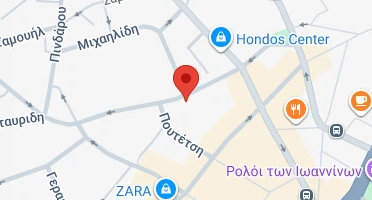 Location of business on map