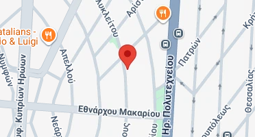 Location of business on map