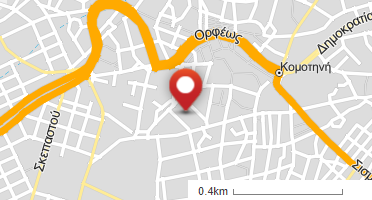 Location of business on map