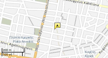 Location of business on map