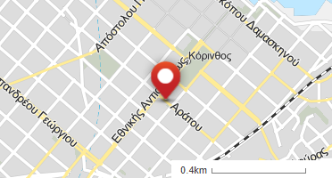 Location of business on map