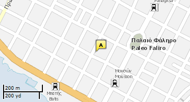 Location of business on map