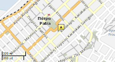 Location of business on map