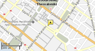 Location of business on map