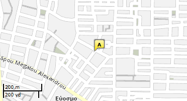 Location of business on map