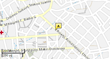 Location of business on map