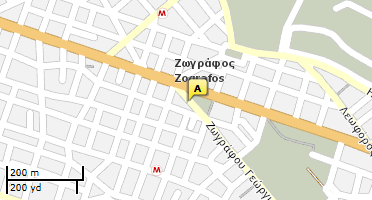 Location of business on map