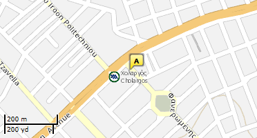 Location of business on map